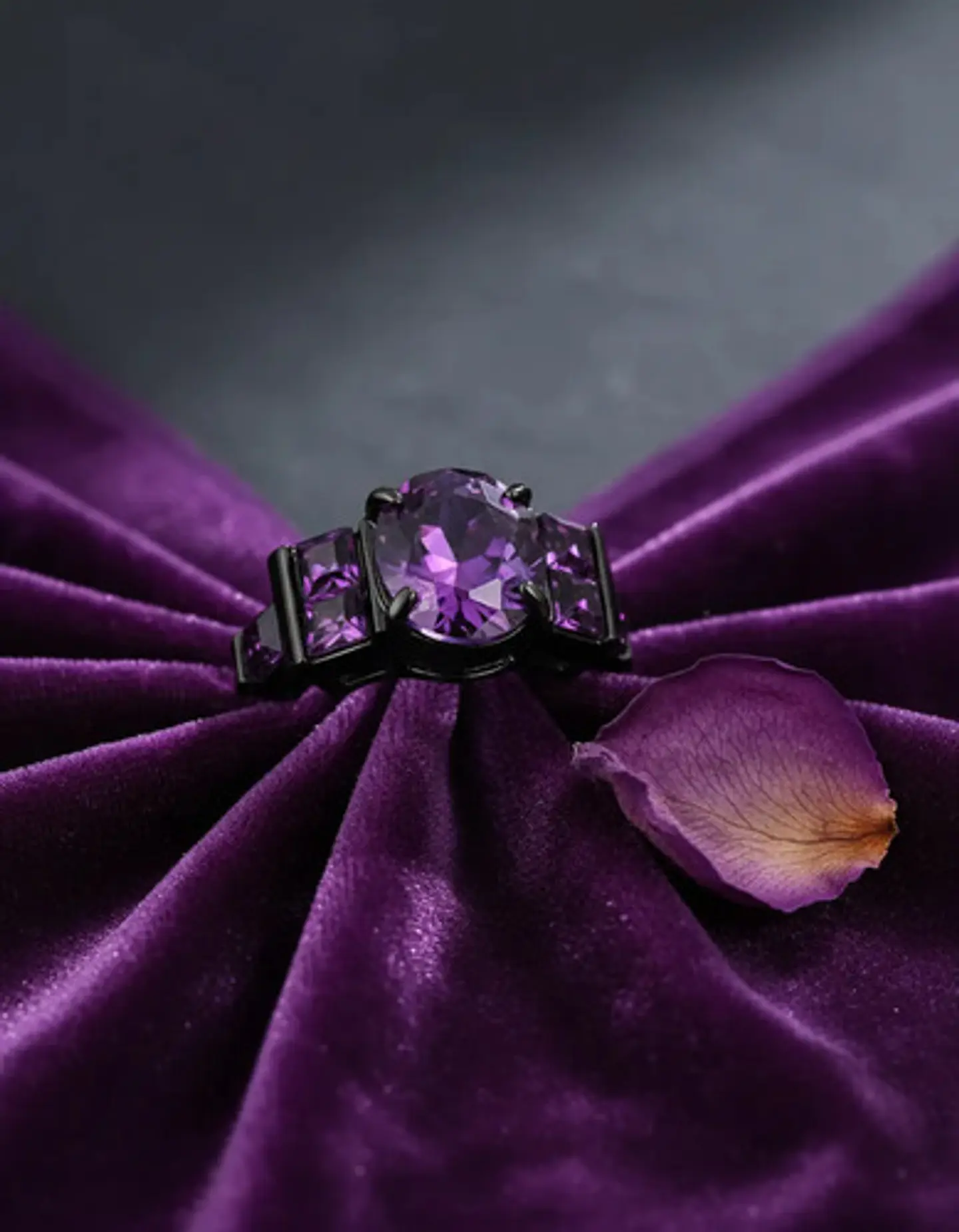 Anillo Vintage Moderno Para Mujeres Piedras Lujo Elegante 13