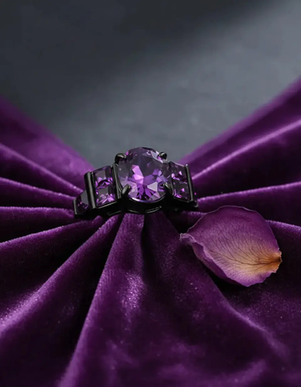 Anillo Vintage Moderno Para Mujeres Piedras Lujo Elegante 13