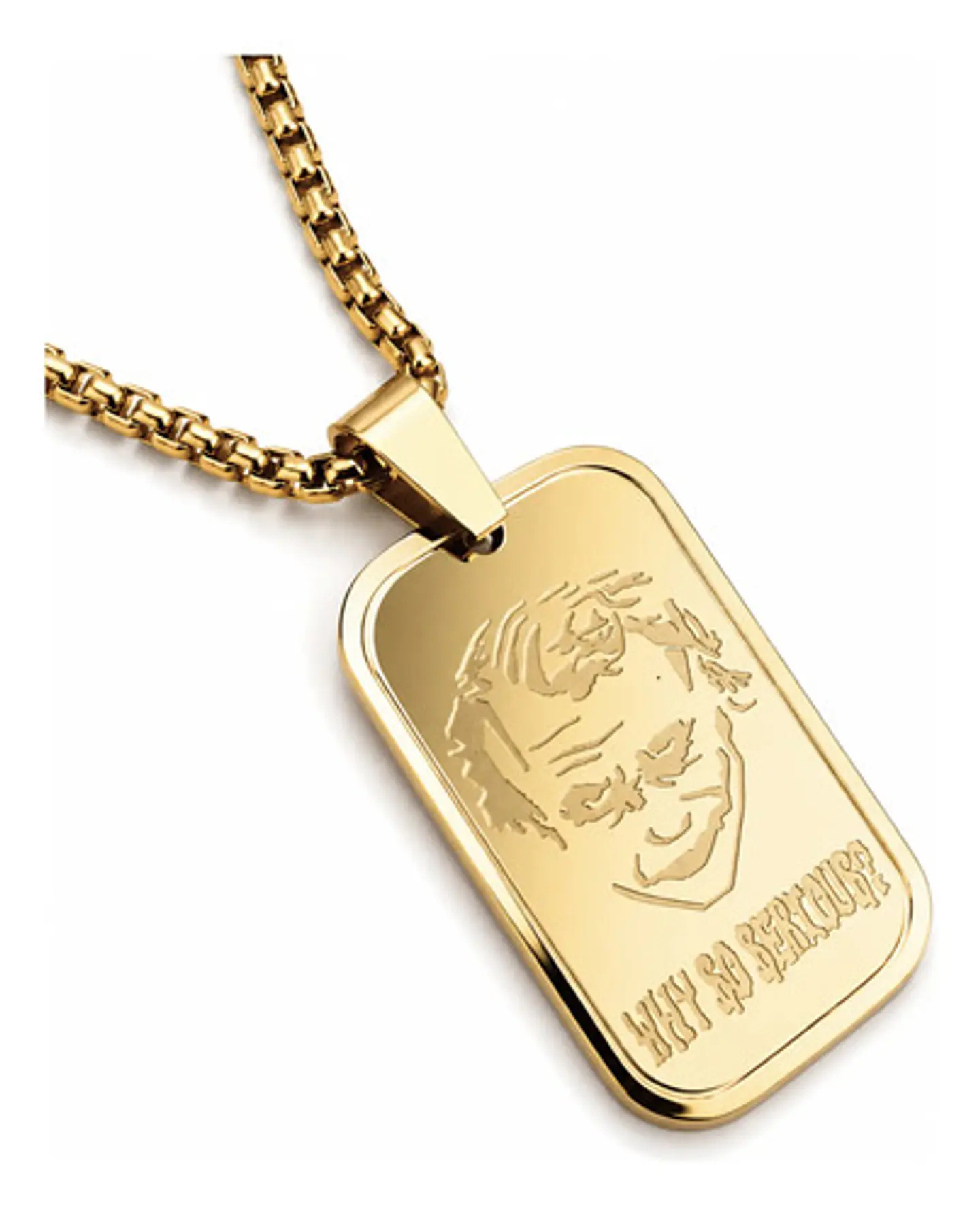 Collar De Acero Para Hombre Y Mujer Dije Guason Joker Batman 1