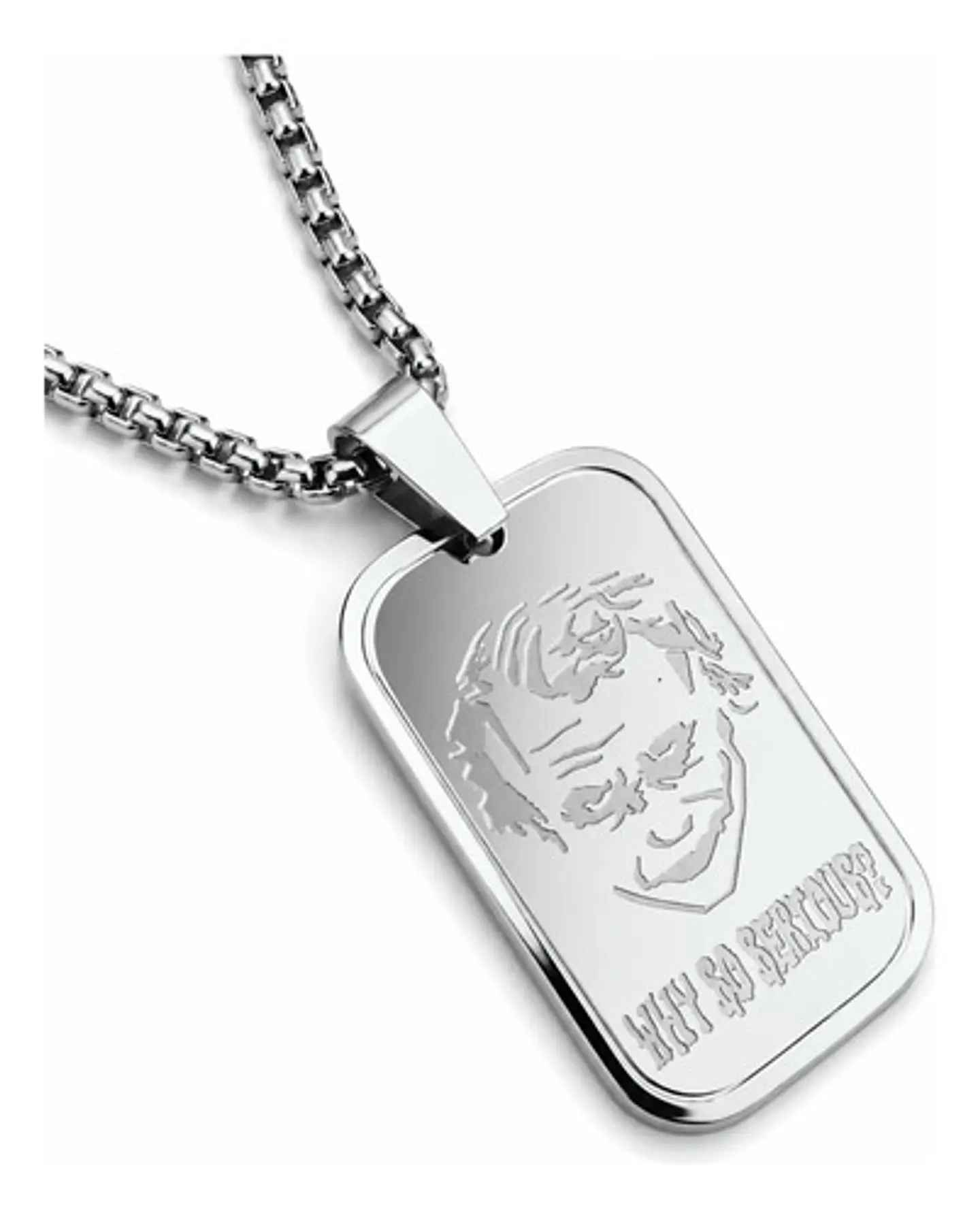 Collar De Acero Para Hombre Y Mujer Dije Guason Joker Batman 11