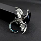 Broche De Alfiler Para Mujer Forma Dragón Esmaltado Cristal - Miniatura 12