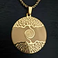 Collar Vikingo De Acero Para Hombre Y Mujer Dije Yggdrasil - Miniatura 10
