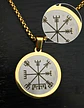 Collar Vikingo De Acero Para Hombres Y Mujeres Dije Vegvísir - Miniatura 9