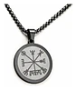 Collar Vikingo De Acero Para Hombres Y Mujeres Dije Vegvísir - Miniatura 11