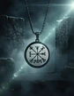 Collar Vikingo De Acero Para Hombres Y Mujeres Dije Vegvísir - Miniatura 14