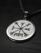 Collar Vikingo De Acero Para Hombres Y Mujeres Dije Vegvísir - Miniatura 16
