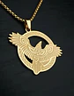 Collar Vikingo De Acero Para Hombre Mujer Dije Cuervo Nudos - Miniatura 9