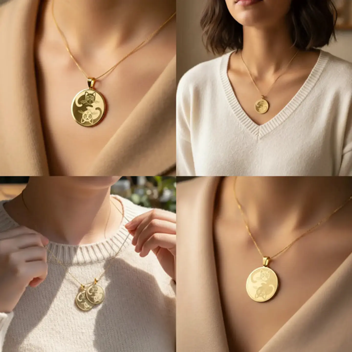 Pack X2 De Acero Para Hombre Y Mujer Dijes Anime Sailor Moon 2