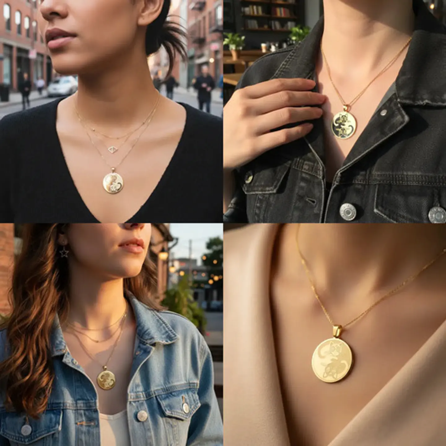 Pack X2 De Acero Para Hombre Y Mujer Dijes Anime Sailor Moon 10