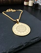 Collar De Acero Para Hombre Y Mujer Dije Heptagrama Alquimia - Miniatura 4
