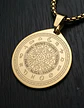 Collar De Acero Para Hombre Y Mujer Dije Heptagrama Alquimia - Miniatura 8
