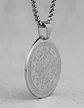 Collar De Acero Para Hombre Y Mujer Dije Heptagrama Alquimia - Miniatura 12