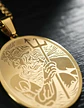 Collar De Acero Para Hombre Y Mujer Dije Poseidón Tridente - Miniatura 7