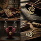 Collar Vikingo De Acero Para Hombre Mujer Dije Luna Vegvísir - Miniatura 10