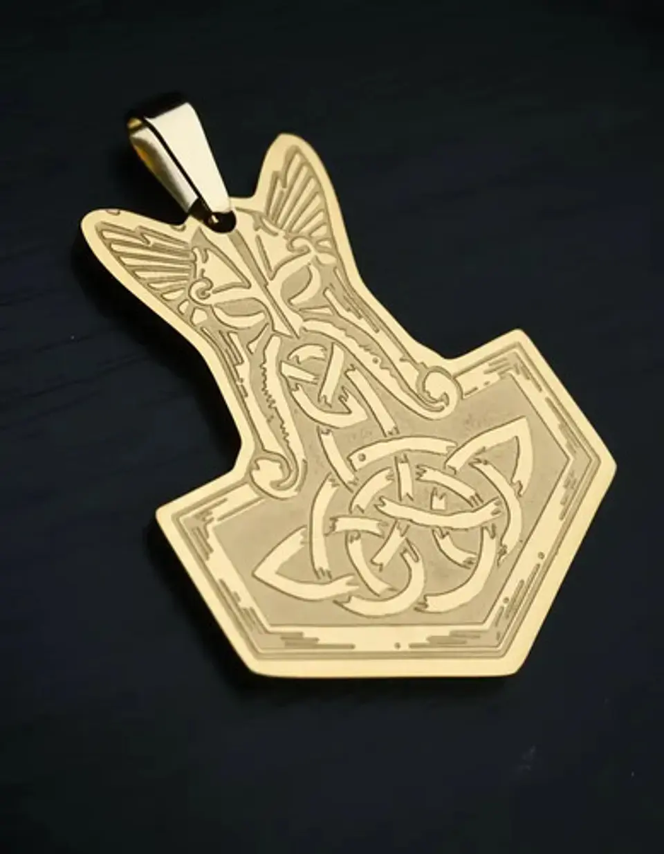 Set 2 Dijes Vikingos De Acero Para Hombres Amuletos Mjölnir 5