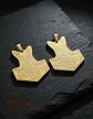 Set 2 Dijes Vikingos De Acero Para Hombres Amuletos Mjölnir - Miniatura 6