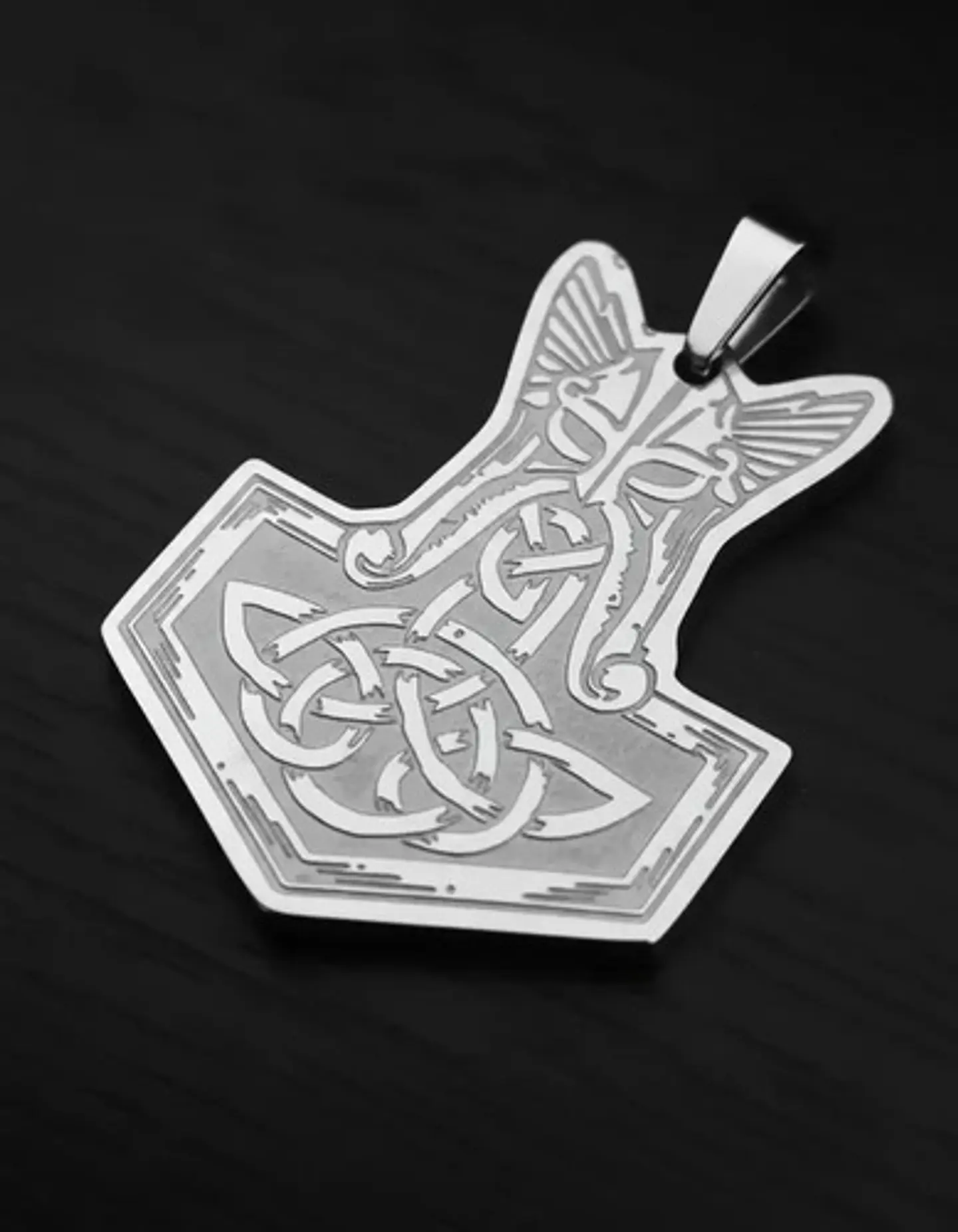 Set 2 Dijes Vikingos De Acero Para Hombres Amuletos Mjölnir 14