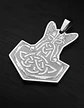 Set 2 Dijes Vikingos De Acero Para Hombres Amuletos Mjölnir - Miniatura 14