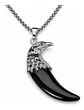 Collar Urbano Para Hombre Y Mujer Dije Aguila Forma Diente - Miniatura 2