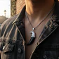Collar Urbano Para Hombre Y Mujer Dije Aguila Forma Diente - Miniatura 7