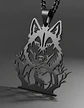 Collar De Acero Para Hombre Y Mujer Dije Bosque Lobo Vikingo - Miniatura 5