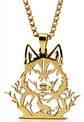 Collar De Acero Para Hombre Y Mujer Dije Bosque Lobo Vikingo - Miniatura 10