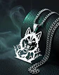Collar De Acero Para Hombre Y Mujer Dije Bosque Lobo Vikingo - Miniatura 21