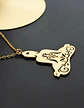 Collar De Acero Para Mujer Dije Buda En Meditación Zen Yoga - Miniatura 4