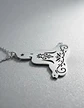 Collar De Acero Para Mujer Dije Buda En Meditación Zen Yoga - Miniatura 16