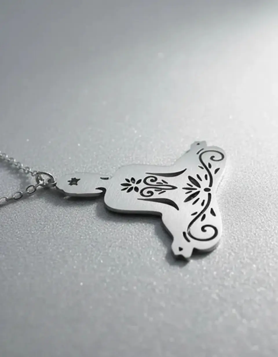 Collar De Acero Para Mujer Dije Buda En Meditación Zen Yoga 16