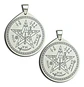Set 5 Dijes Para Hombre Mujer Medallas Amuleto Tetragrámaton - Miniatura 9