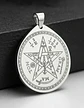 Set 5 Dijes Para Hombre Mujer Medallas Amuleto Tetragrámaton - Miniatura 12
