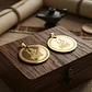 Pack X2 De Acero Para Hombre Mujer Dijes Deidad Griega Hades - Miniatura 5