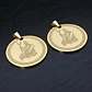 Pack X2 De Acero Para Hombre Mujer Dijes Deidad Griega Hades - Miniatura 10