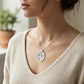 Collar De Acero Para Mujer Dije Te Quiero Hasta El Universo - Miniatura 2