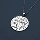 Collar De Acero Para Mujer Dije Te Quiero Hasta El Universo - Miniatura 6