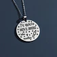 Collar De Acero Para Mujer Dije Te Quiero Hasta El Universo - Miniatura 7