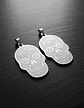 Set 2 Dijes De Acero Para Hombres Y Mujeres Calavera Cráneo - Miniatura 15