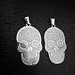 Set 2 Dijes De Acero Para Hombres Y Mujeres Calavera Cráneo - Miniatura 18