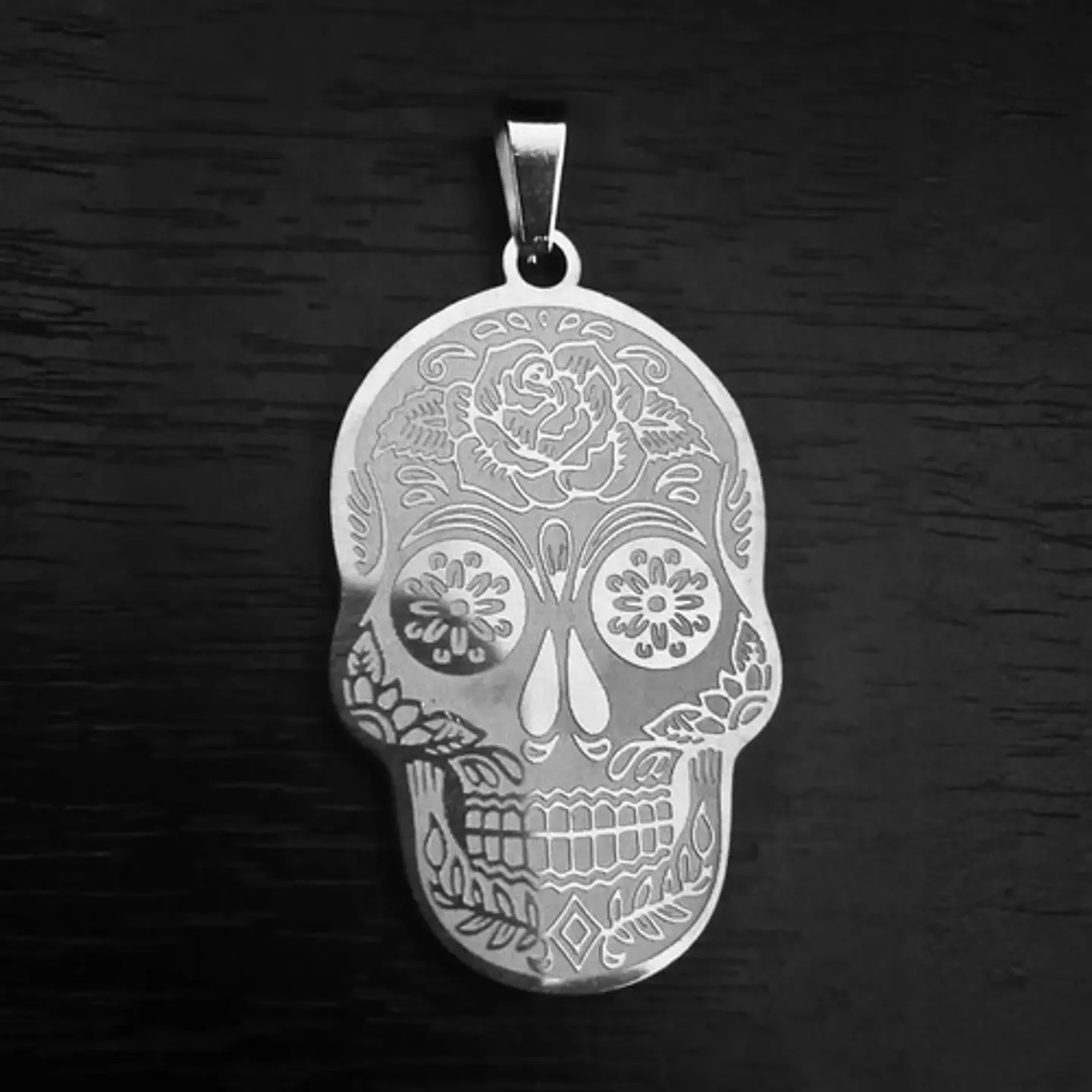 Set 2 Dijes De Acero Para Hombres Y Mujeres Calavera Cráneo 19