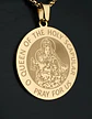 Collar De Acero Para Hombre Y Mujer Dije Virgen Del Carmen - Miniatura 8