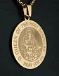 Collar De Acero Para Hombre Y Mujer Dije Virgen Del Carmen - Miniatura 10