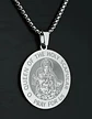 Collar De Acero Para Hombre Y Mujer Dije Virgen Del Carmen - Miniatura 13