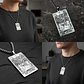 Collar De Acero Para Hombre Mujer Dije Tarot Los Enamorados - Miniatura 19