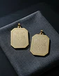 Set 2 Dijes De Acero Para Hombre Placa Grabado Dragón Alado - Miniatura 4