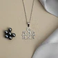 Collar De Acero Para Mujeres Dije Familia Madre E Hijos - Miniatura 3