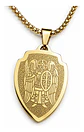 Collar De Acero Para Hombre Y Mujer Dije San Miguel Arcángel - Miniatura 1