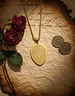 Collar De Acero Para Hombre Y Mujer Dije San Miguel Arcángel - Miniatura 3
