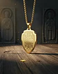 Collar De Acero Para Hombre Y Mujer Dije San Miguel Arcángel - Miniatura 5