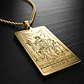 Collar De Acero Para Hombre Y Mujer Dije Tarot La Justicia - Miniatura 9